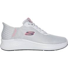 Skechers Women's Slip-ins Work: Skech-Lite Pro Slip Resistant Exdown Sneaker Gray Textile/Synthetic