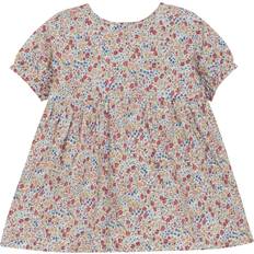 Huttelihut Barnkläder Huttelihut Dress SS in Liberty Fabric - Sepia Rose