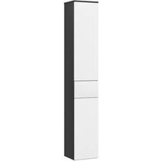 Mobiletti da bagno kleankin Colonna Bagno Salvaspazio in Legno 30 x 28 x 180 cm Nero
