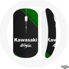 Kabellose Maus mit Kawasaki-Ninja-Logo
