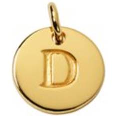 Syster P Berlocker & Hängen Syster P Hänge Beloved Mini Letter D Smycken - Guld