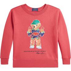 Ralph Lauren Sweatshirts Barnkläder Ralph Lauren Graphic Fleece Sweatshirts Från Magasin - Sp25 Nantucket Red Bear