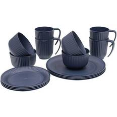 Outwell Delish 2 Pax Tableware Set Silber