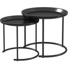 Nesting Tables on sale Homcom Tables Set of 2 Nesting Table