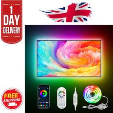 TV Modules Daymeet Tv Led Backlight Strip 4M USB Powered RGBic Remote