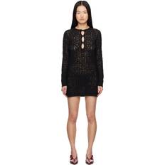 LouLou Studio Elegant Bomuld Kjole - Sort