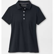 Peter Millar Short Sleeve Button Polo - Svart