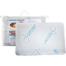 Textiles À Mémoire De Forme Orthopédique 60x40 cm Blanc Oreiller Ergonomique