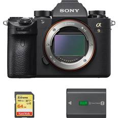 Digital Cameras Sony A9 Body 64GB SD Card NP-FZ100 Battery