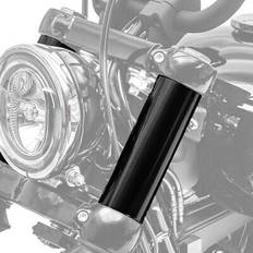 Motorcycle Foot Pegs Craftride Gabelcover Harley Davidson Dyna Street Bob 06-17 Gabel Abdeckung GC2 - Schwarz