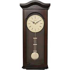 Wm. Widdop W9904 Dark Walnut With Westminster Chime Wall Clock