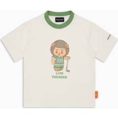 Emporio Armani Manga Bear Organic Cotton T-Shirt - White