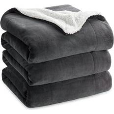 Bedsure Sherpa Fleece Throw Blanket 220x240 cm Blankets