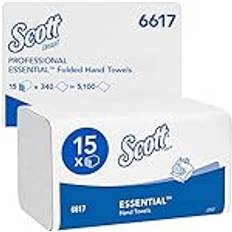Essential Hand Towels 6617 White V-Fold 15 Packs