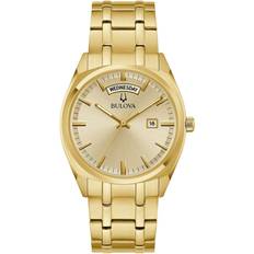 Bulova Klockor på rea Bulova Suveyor 97C115 Herr 39 mm Quartz Mineralglas Gold 22 mm