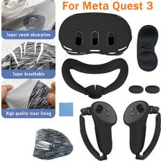 Meta Meta Quest 3 VR Controller Face Cover Silicone Case Eye Mask Accessories Set