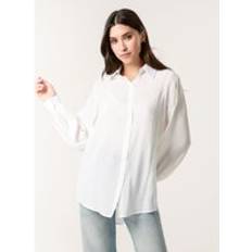 Shirts Blue Vanilla Womens Detailed Classic Shirt - White