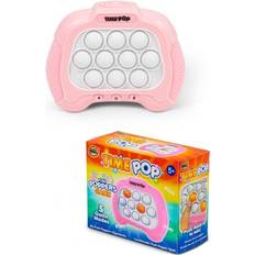 Time Pop Light Up Push Popper Game Pink