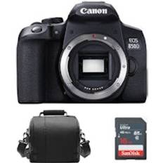 Fotocamere Digitali Canon EOS 850D Corpo Nero Borsa per Fotocamera y Scheda SD 16 GB