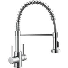 Peppermint Kitchen Taps Dual Lever Chrome