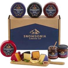 Snowdonia Cheese & Chutney Deli Gift Box 4 Luxury Welsh Cheeses and 2 Artisan Chutneys