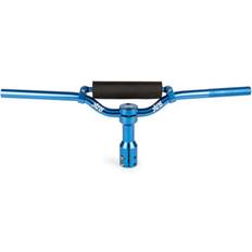 Blue Motorcycle Handle Mounts STR8 Set Str8 Lenker Halterung Puffer - Blau