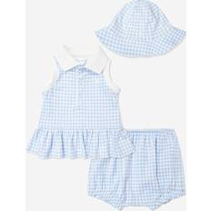Ralph Lauren Övriga sets Ralph Lauren Sommarset Topp Bloomers Sommarhatt - Blåruti