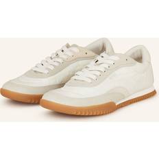 Dam Sneakers BOSS Low-Top Trainers In Fabric And Suede