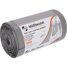 Städutrustning & Rengöringsmedel Müllsack FIRST PLUS 34045 60l grau 50 Stück