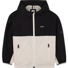 Beige Jackets Children's Clothing BOSS Kids' Colour Block Windbreaker Jacket - Black