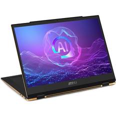 3840x2160 (4K Ultra HD) Laptops MSI Summit 13 AI Evo A2HMTG-069UK 13 Inch Touchscreen
