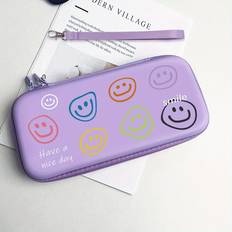 Gaming Accessories Maxpower Pink Purple Love Smile Nintendo Switch Portable Travel Bag