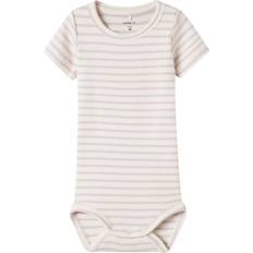 Beige Bodysuits Name It Striped Romper