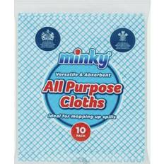 Minky All Purpose Cloths Absorbent & Versatile 10 in Pack