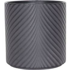 Black Ceramic Plant Pot 13cm