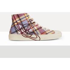 Vivienne Westwood Thin Orb Motif Cotton High Top Trainers - Multi