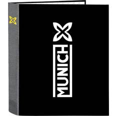 Munich Topo Black A4 Ring Binder 27 x 33 x 6 cm