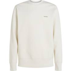 Calvin Klein Jeans Cotton Terry Badge Sweatshirt - White