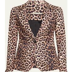 Leopard - Women Blazers Alice + Olivia Macey Leopard Fitted Blazer CATWALK
