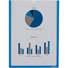 Magnetramar UltraDEX DIN A4 Inforahmen Magnetisch Blau 22,5 x 30,2 cm 5 Stück