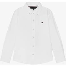 L Skjortor Barnkläder Tommy Hilfiger Button-Down Cotton Pique Shirt - White