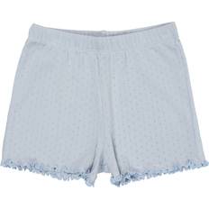 Copenhagen Colors Colors Summer Pointelle Shorts Dam Byxor - Dusty Blue