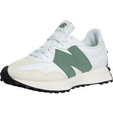 New Balance 327 Trainer - White/Dark Juniper
