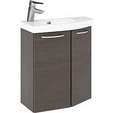 Temal Badrumsmöbler Temal Allaskaappi Altaalla Mondo 2 Ovea 57.5 x 30 cm Ruskea Saarni