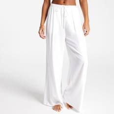 Calia Women's Pleated Wide Leg Swim Cover Up - Pure White