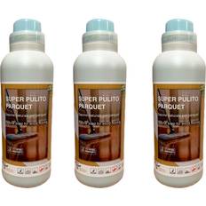 Detergenti Multiuso Super Pulito Parquet Rivoluzionario Detergente Naturale a Ph Neutro e Protettivi Formulato per Parquet 3 Flaconi da 1 Litro