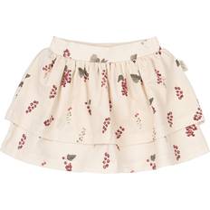 Økologisk bomuld Nederdele Børnetøj Petit Piao Organic Nederdel Printed - Creme