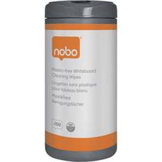 Tavlesvamper & Rengjøring Nobo Plastfri Whiteboard Rengøringsservietter 100 Stk