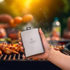 Tomshoo Outdoor Titanium Lightweight Ti Alcohol Container Hip Flask