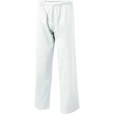 White Work Pants Uneek UC922 Scrub Trouser - White